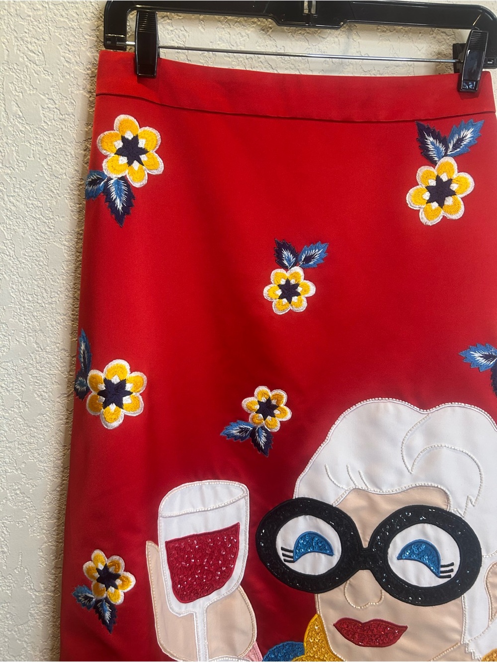 Collectors Alice + Olivia Iris Apfel embellished skirt - Picture 2 of 5